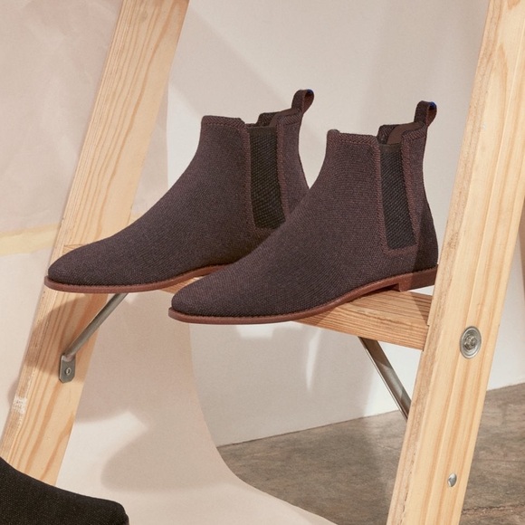 Rothy’s The merino wool ankle boot in brown women’s size 10 Like new - Picture 3 of 17